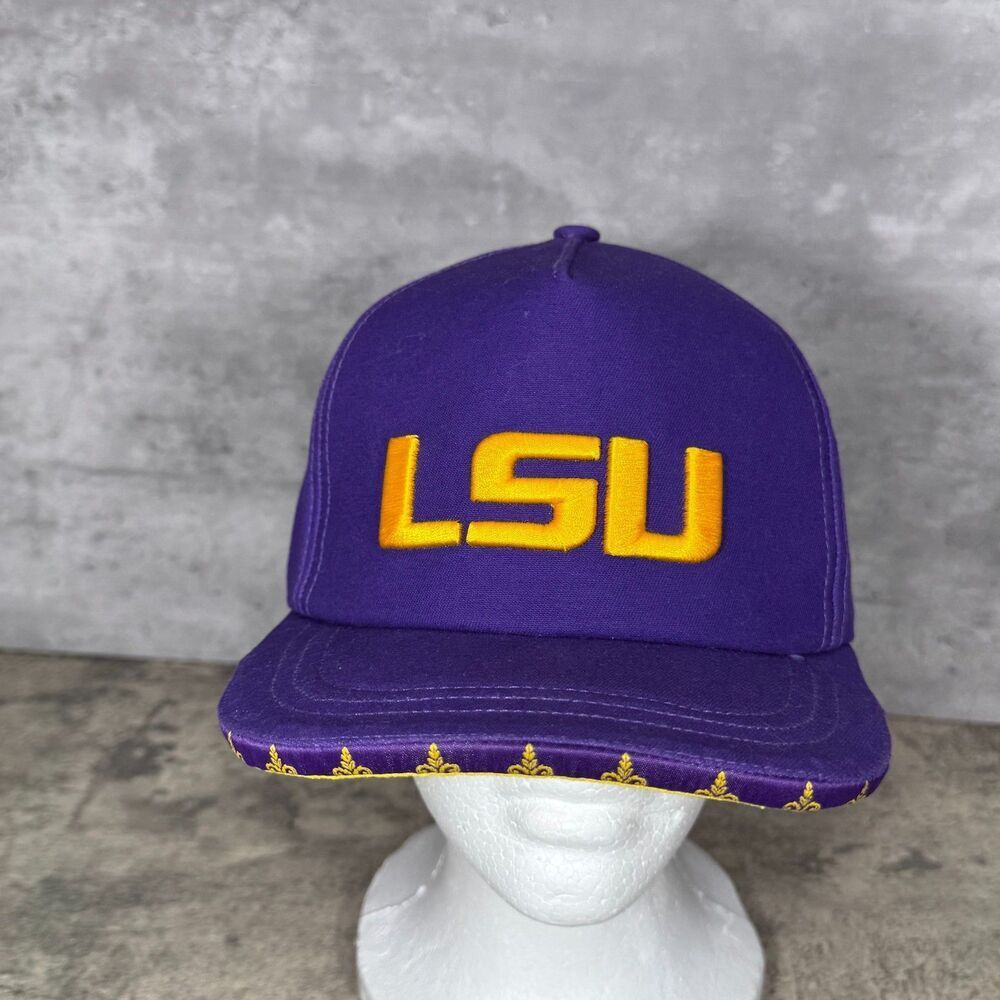 LSU Tigers Hat OS Purple Dyme Life ‎ Adjustable Cap